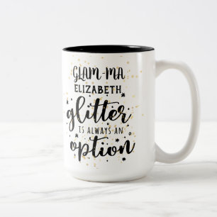Taza Bicolor GLAMMA Gamorous Grandma Purpurina siempre opción D