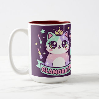 Taza Bicolor Glamoratti Gato