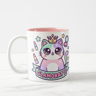Taza Bicolor Glamoratti Gato