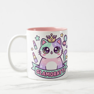 Taza Bicolor Glamoratti Gato
