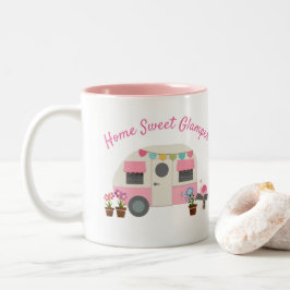 Taza Bicolor Glamper Mug de color rosa dulce hogar