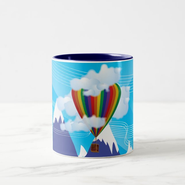Taza Bicolor Globo (Centro)