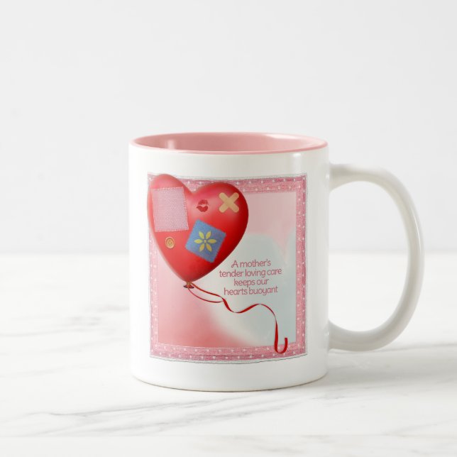 Taza Bicolor Globo cardíaco TLC de la madre (Derecha)