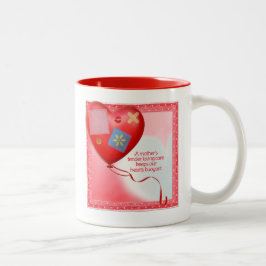 Taza Bicolor Globo cardíaco TLC de la madre