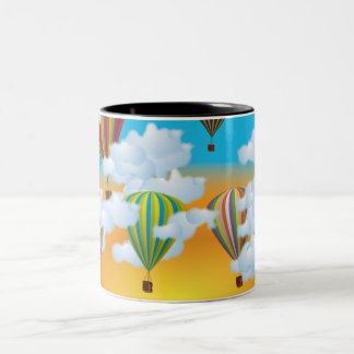 Taza Bicolor Globos