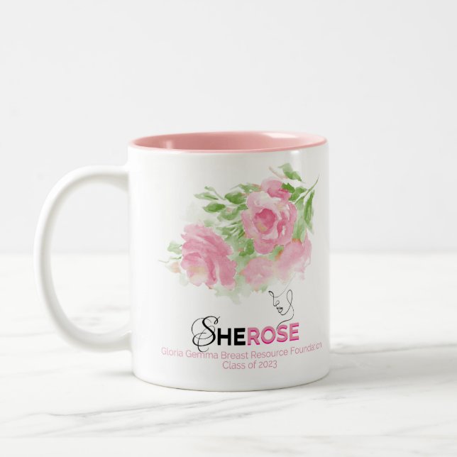 Taza Bicolor Gloria Gemma SheRose 2023 Coffee Mug (Izquierda)