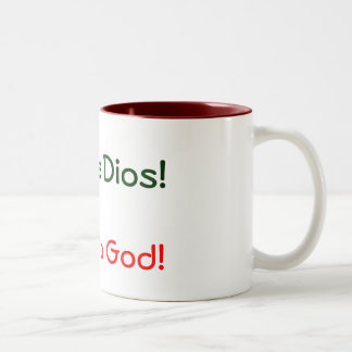 Taza Bicolor ¡Gloria un Dios! ,