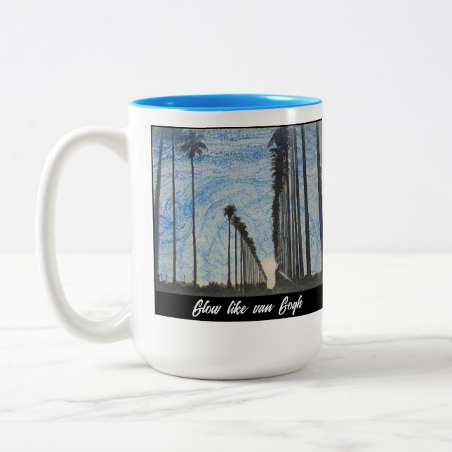 Taza Bicolor Glow Like van Gogh Mug (Izquierda)