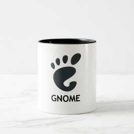 Taza Bicolor GNOME Linux -1 Mug