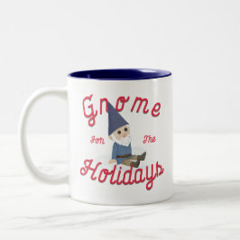 Taza Bicolor Gnome Para Las Vacaciones
