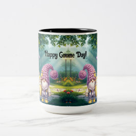 Taza Bicolor Gnomes Adorables