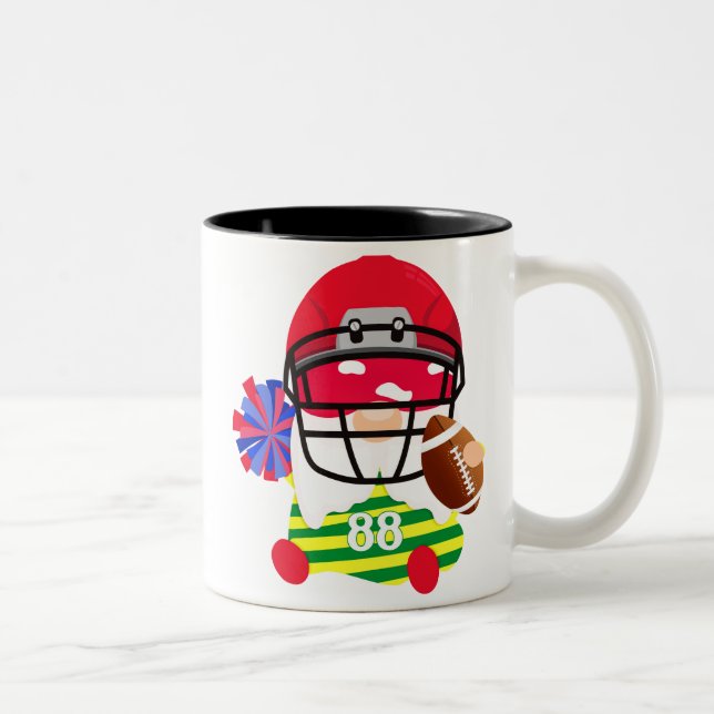 Taza Bicolor Gnomes de fútbol americano (Derecha)