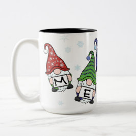 Taza Bicolor Gnomes dispersos por las cerezas