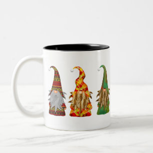 Taza Bicolor Gnomes forestales escandinavos