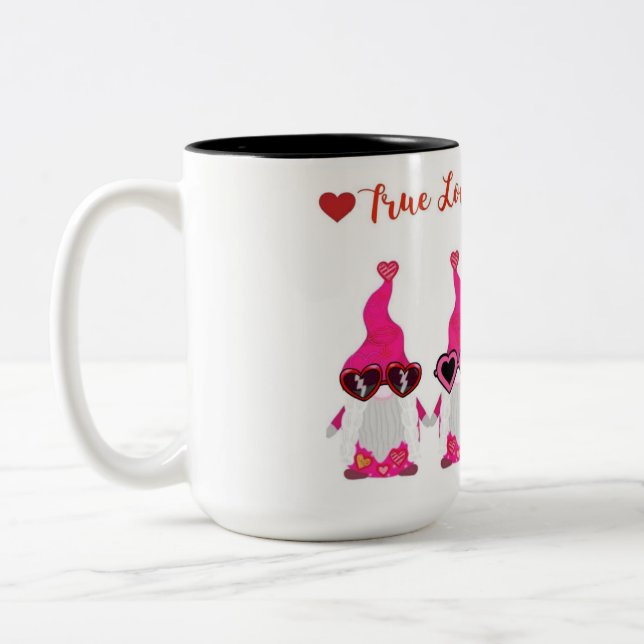 Taza Bicolor gnomos de amor (Izquierda)