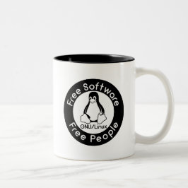 Taza Bicolor GNU/Linux