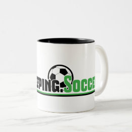 Taza Bicolor Goalkeep.Soccer Coffee Mug