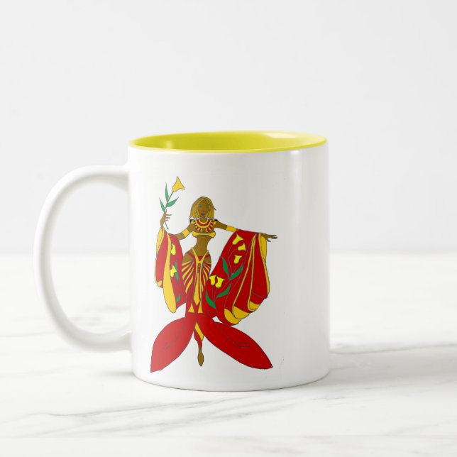 Taza Bicolor GODDESS AMORE'-Red (Izquierda)