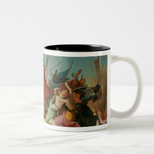 Taza Bicolor Godfrey de Bouillon, cruzado francés