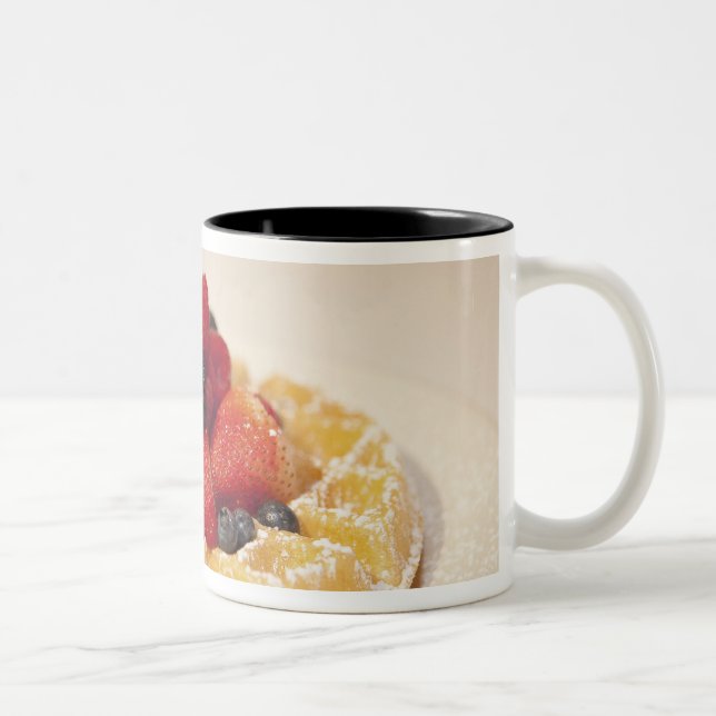 Taza Bicolor Gofre de fruta fresca (Derecha)