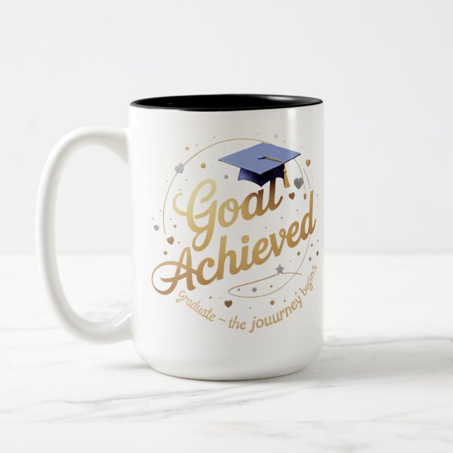 Taza Bicolor Gol Logrado Journey Mug (Izquierda)
