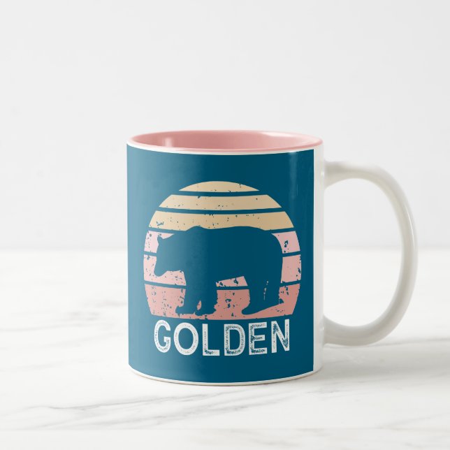 Taza Bicolor Golden Colorado Retro Bear (Derecha)