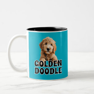 Taza Bicolor Golden Doodle Puppy