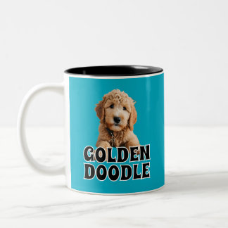 Taza Bicolor Golden Doodle Puppy