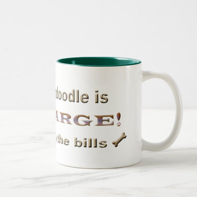 Taza Bicolor goldendoodle (Derecha)