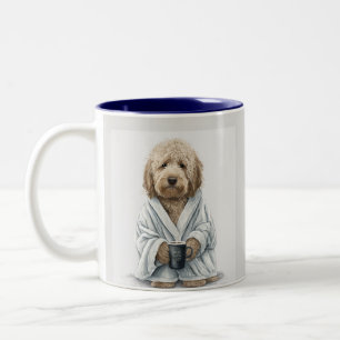 Taza Bicolor Goldendoodle, labradoodle, bernedoodle