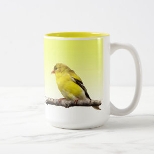 Taza Bicolor Goldfinch