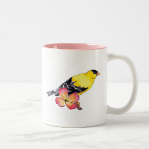 Taza Bicolor Goldfinch Coffee Mug