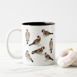 Taza Bicolor Goldfinch europeo