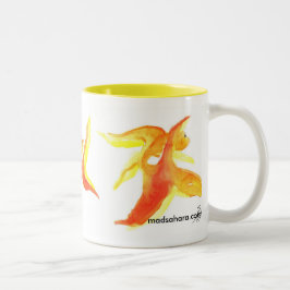 Taza Bicolor Goldfishies
