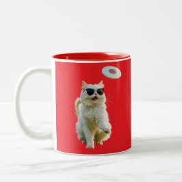 Taza Bicolor Golf de disco blanco persa