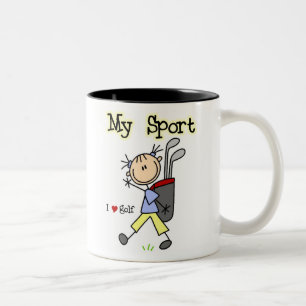 Taza Bicolor Golf mi deporte