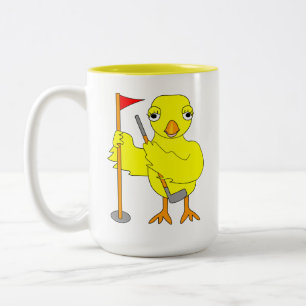 Taza Bicolor Golfing Chick