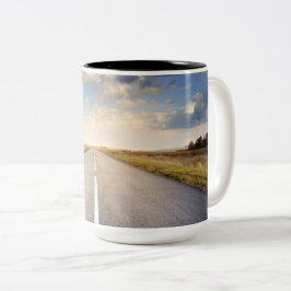 Taza Bicolor Golpear el camino