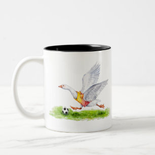 Taza Bicolor Goma de fútbol