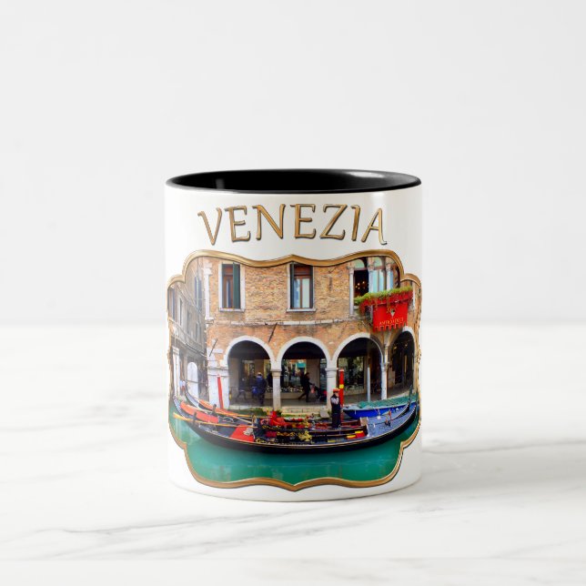 Taza Bicolor Gondolero en Cannaregio (Centro)