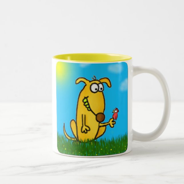 Taza Bicolor Goofy Dog Mug (Derecha)