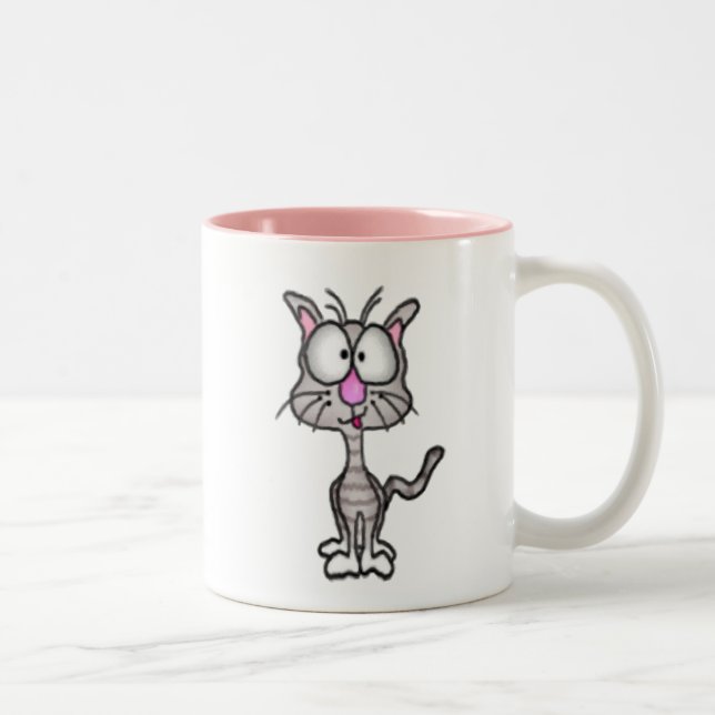 Taza Bicolor Goofy Kitten Mug (Derecha)