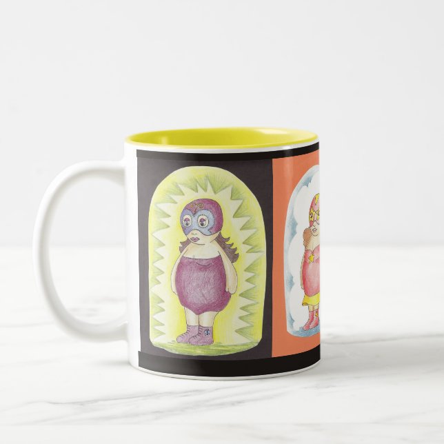 Taza Bicolor Gordi-Figthers (Izquierda)