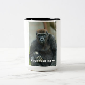 Taza Bicolor Gorilla Lope Pose