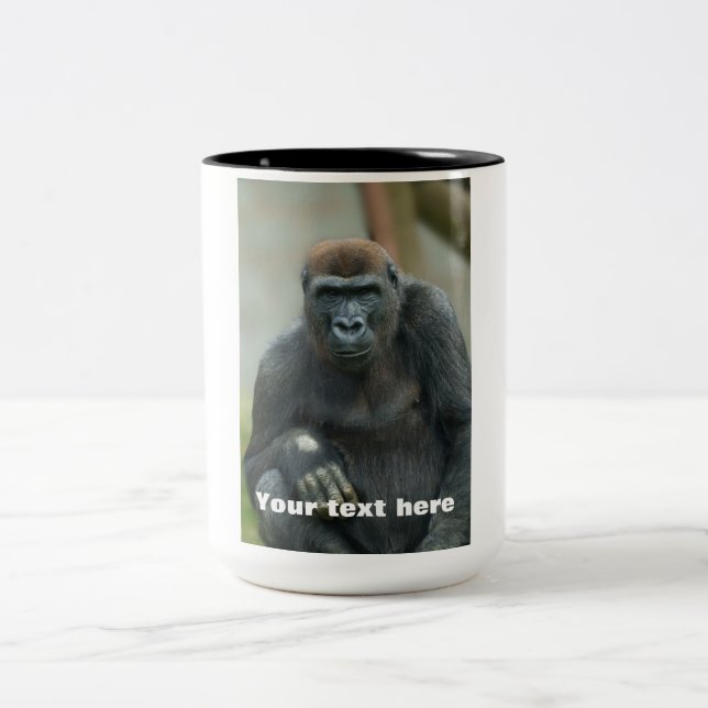 Taza Bicolor Gorilla Lope Pose (Centro)