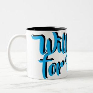 Taza Bicolor Gorra de camionero de espuma vintage con texto per