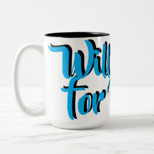 Taza Bicolor Gorra de camionero de espuma vintage con texto per