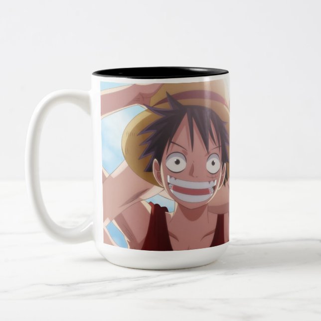 Taza Bicolor Gorra de paja Espíritu Mug (Izquierda)