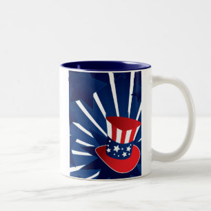 Taza Bicolor Gorra del tío Sam