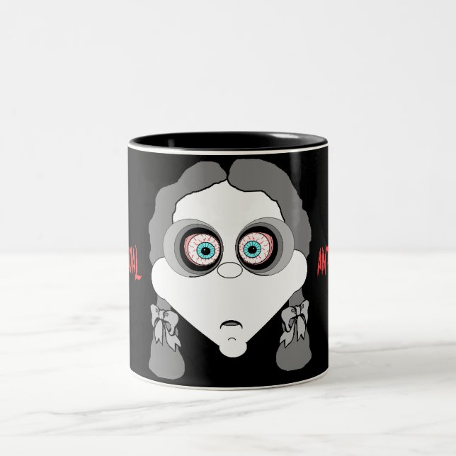 Taza Bicolor Gótico Chica Mug (Centro)
